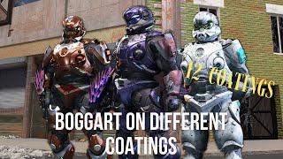 Boggart Eaglestrike kit shown on 12 different coatings  Halo Infinite [upl. by Rowell699]