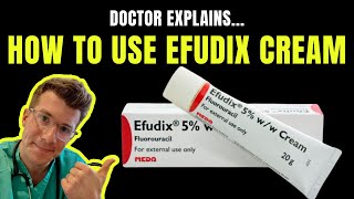 HOW TO USE EFUDIX 5 CREAM 5FU  Efudex  5fluorouracil  PLUS SIDE EFFECTS [upl. by Aihsekyw]