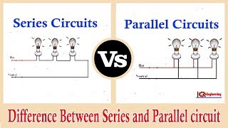 Series and Parallel Circuits  Series VS Parallel  Difference between Series and Parallel Circuits [upl. by Amalle799]