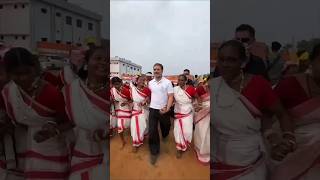 Rahul Gandhi Jharkhand Mein Nritya Kiya viralshortvideo rahulgandhi shortvideo shortscongress [upl. by Collis]