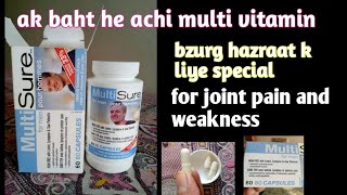 Multi sure multivitamin review does it work price too expensive [upl. by Kearney]