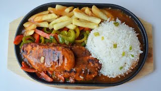 SIZZLER CHICKEN Original Restaurant Recipe by YES I CAN COOK ChickenSizzler SizzlengChicken [upl. by Rustie]