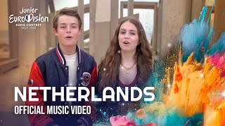 Sep amp Jasmijn  Holding On To You  🇳🇱 Netherlands  Official Music Video  Junior Eurovision 2023 [upl. by Scrogan537]