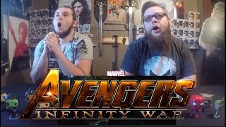 Avengers Infinity War Official Trailer Reaction [upl. by Bordie305]