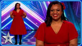 Impressionist Suzi Wild left the Judges in STITCHES  Unforgettable Audition  Britains Got Talent [upl. by Binni]