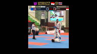 Indonesia vs Thailand  Kumite Team  Karate Asean University Games 2024 karate martialarts games [upl. by Feilak]