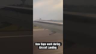 How Airplane Flaps work  Flaps  Slats  Flight Landing  IndiGo  airbus A320  shorts short [upl. by Herta727]