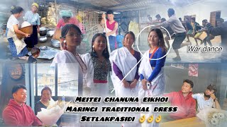 Meitei chanuna Maring traditional dress setlakpasidi👌👌dry flower contact twbirakpa Yarani mym [upl. by Edward]