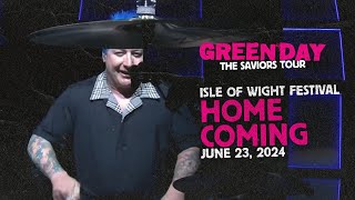 Green Day Homecoming Live at the Isle Of Wight Festival  June 23 2024 [upl. by Poler]