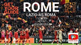 video Rome Stadion Olimpico Lazio As Roma tickets P1 Travel GetYourGuide Trave Slide [upl. by Radman990]