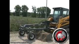 Skid Steer Grader Attachment From Spartan Equipment [upl. by Chilcote]