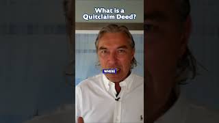 What is a Quitclaim Deed realestate realtor realtorcoach floridarealestate [upl. by Donela]