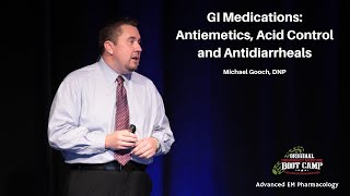 GI Medications Antiemetics Acid Control and Antidiarrheals  Advanced EM Pharmacology Workshop [upl. by Yelats]