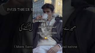 Faris Taheer Ghazi ❤️😫👀 Urdu Beat Novel  Namal by Nemrah Ahmed [upl. by Anyak]