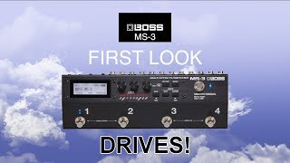 First Look At The BOSS MS3 Drives [upl. by Nnaillij]