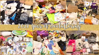 Hoarders ❤️ 2021 A Year in Review of Extreme Decluttering  Hoarder to Minimalist 2022 Journey [upl. by Garey]