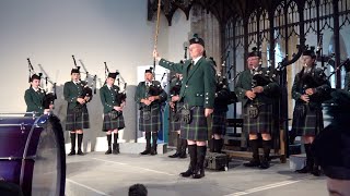 Braes of Killiecrankie performed by Huntly Pipe Band on stage during Paul Mealor concert in Braemar [upl. by Gloria]