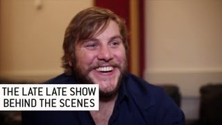 Peter Coonan from LoveHate  The Late Late Show  Behind the Scenes [upl. by Mal]