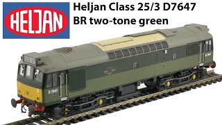 heljan Class 25 well detailed runs brilliantly fiddly body removal amp the coupling needs fixing [upl. by Aneeres]