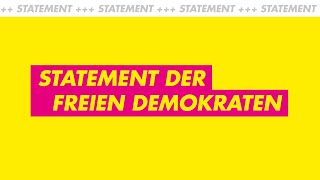 Pressekonferenz der Freien Demokraten am 292024 [upl. by Mallissa240]