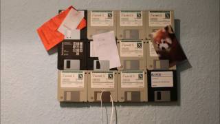 DIY Floppydisk Pinned Wall [upl. by Pitarys]