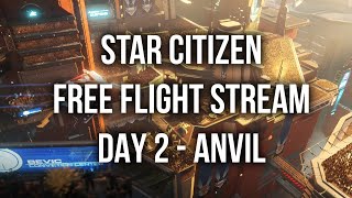 Star Citizen Invictus Fleet Week Live Stream Day 2  Anvil [upl. by Annahavas894]