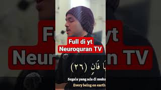 Surah ArRahman Jiharkah merdu  Muhammad Irfan Kamaruddin [upl. by Enneirb604]