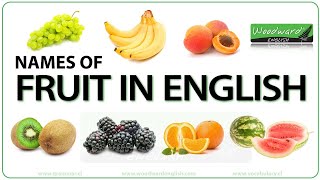 Fruit in English  Learn English Vocabulary about Fruit with Pictures [upl. by Burhans]