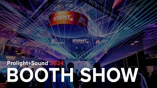 Multimedia Laser and Lighting Booth Show  Prolight  Sound Frankfurt 2024 [upl. by Quartis]