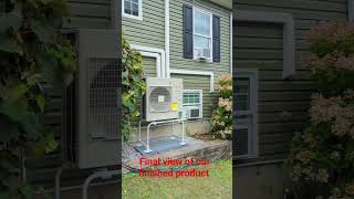 Fujitsu Mini split heat pump installation [upl. by Robb]