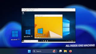 Windows 81 in a Windows 10 VM in a Windows 11 VM [upl. by Aknaib589]