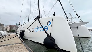 Replacing the main halyard  Richards bay to Durban  Sailing Greatcircle ep323 [upl. by Yrogiarc]