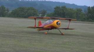 Giant Scale RC Pitts Biplane Big Red [upl. by Telfer976]