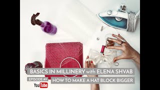 Basics in Millinery How to Make a Sinamay Headband Bow fascinator bow hattutorial [upl. by Myrtice]