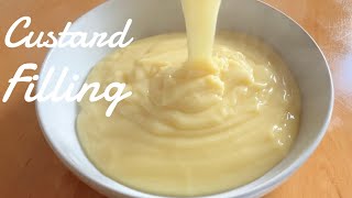 Homemade Custard filling Simple Recipe [upl. by Yasmine]