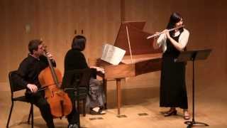 Laurel Maurer Telemann Sonata in F minor for Flute and Harpsichord [upl. by Little642]