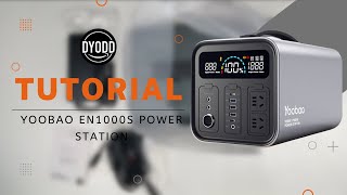 Yoobao EN1000S Power Station Tutorial [upl. by Androw]