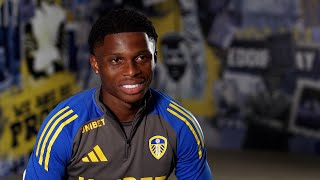 First interview  Largie Ramazani at Leeds United [upl. by Lledner]