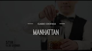 Classic Cocktails  Manhattan [upl. by Drummond]