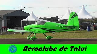 Aeroclube de TatuíSP 2024 SDTF  Decolagem  Takeoff  脱ぐ  航空  RV7A PPZIA [upl. by Southard8]