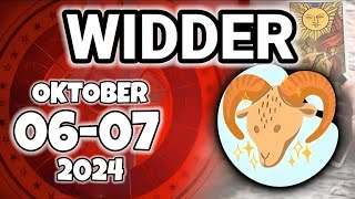 horoskop Widder 0607 Oktober 2024 [upl. by Nnawtna]