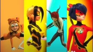 All Heroes Present In Penalteam Miraculous Ladybug [upl. by Anurag707]