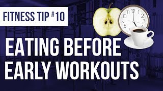 Fitness Mastery Tip 10 What To Eat Before Early Morning Workouts [upl. by Narod799]