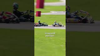 What Happened Dramatic end to race Karting KartRacing Racing [upl. by Anairo754]