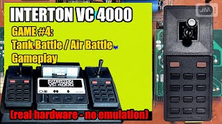 Interton VC 4000 Game 4 Tank Battle  Air Battle Gameplay real hardware  no emulation [upl. by Leafar971]