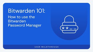 Bitwarden 101 How to use the Bitwarden Password Manager [upl. by Runkle625]