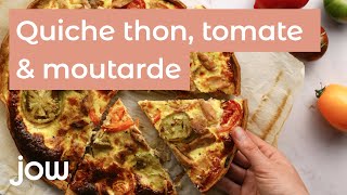 Recette de la quiche thon tomate amp moutarde [upl. by Aiuoqes]