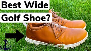 Best Golf Shoes For Wide Feet  TRUE Linkswear Golf Shoe Review [upl. by Nagaer]