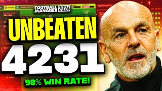 Pioli’s PERFECT 4231 FM24 Tactics 98 Win Rate  Best FM24 Tactics [upl. by Herr]