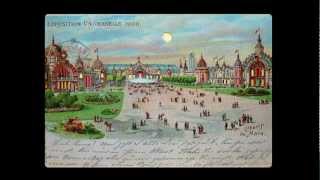 exposition universelle PARIS 1900 carte postale animée écrite  vidéo montage Dany Fischer [upl. by Olmsted223]